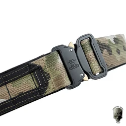 Cinturón táctico TMC MOLLE hebilla rápida para airsoft, caza y combate