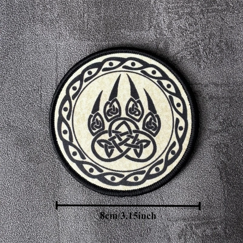 Parche de brazalete con estampado táctico para ropa, insignias de moral, parches militares con gancho, pegatina para mochila - imagen 4