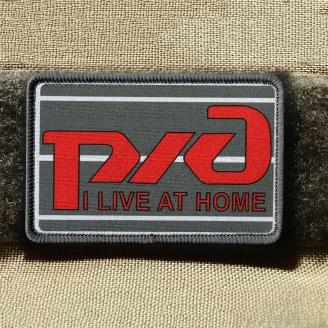 Parche militar "I Rarely Live At Home", emblema de moral táctico, pegatina para mochila militar, parches de gancho y bucle impresos para ropa - imagen 5