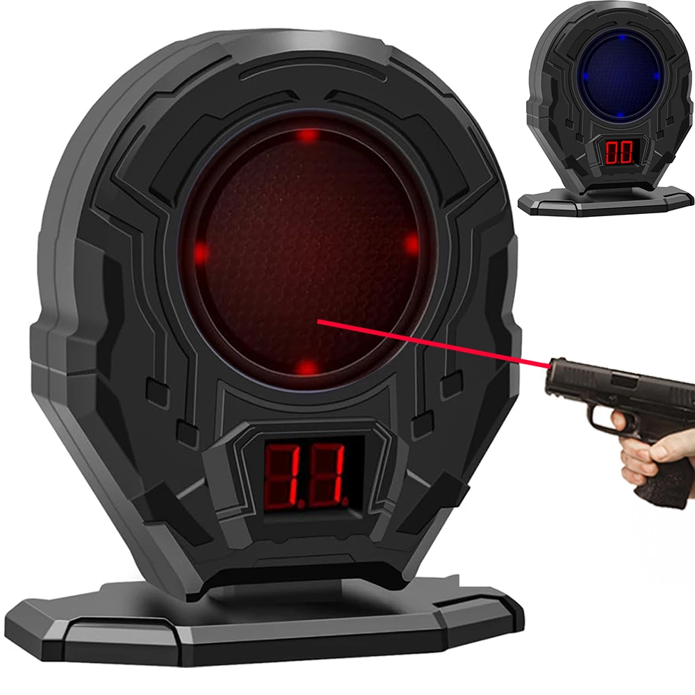 Objetivo de entrenamiento con láser de fuego seco, conteo reactivo, objetivo de tiro con láser, puntuación electrónica para entrenador de práctica de tiro