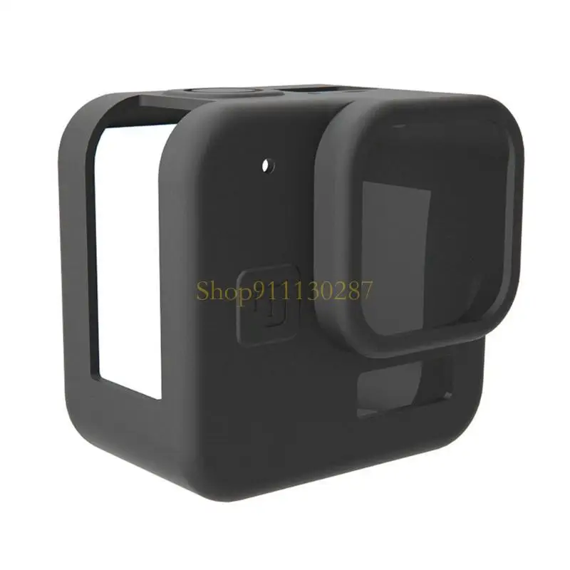 J1HC Case silicona Cubierta protectora Piel Protección contra caída Manga lavable para 11 Black Mini Action Camera - imagen 4