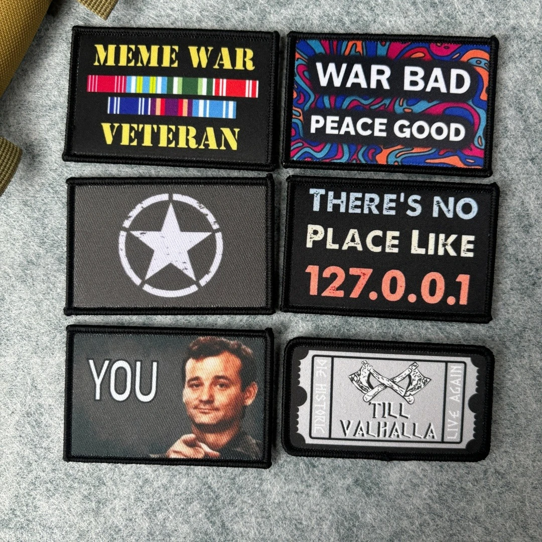 Parche táctico War Bad Boobs Valhalla con velcro gancho y bucle - imagen 2