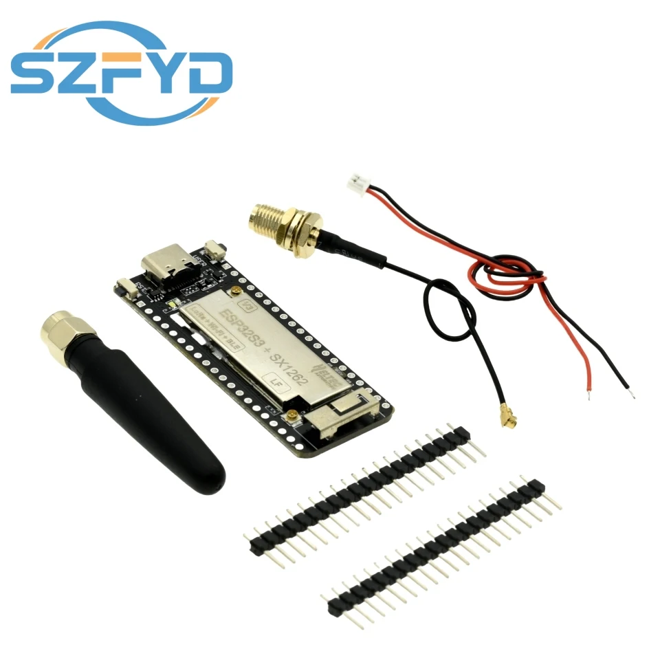 Placa de desarrollo de módulo ESP32 SX1262 LoRa WIFI BLE LoRAWAN 433-470MHz 868-915MHz Stick inalámbrico Lite con antena para Arduino - imagen 4