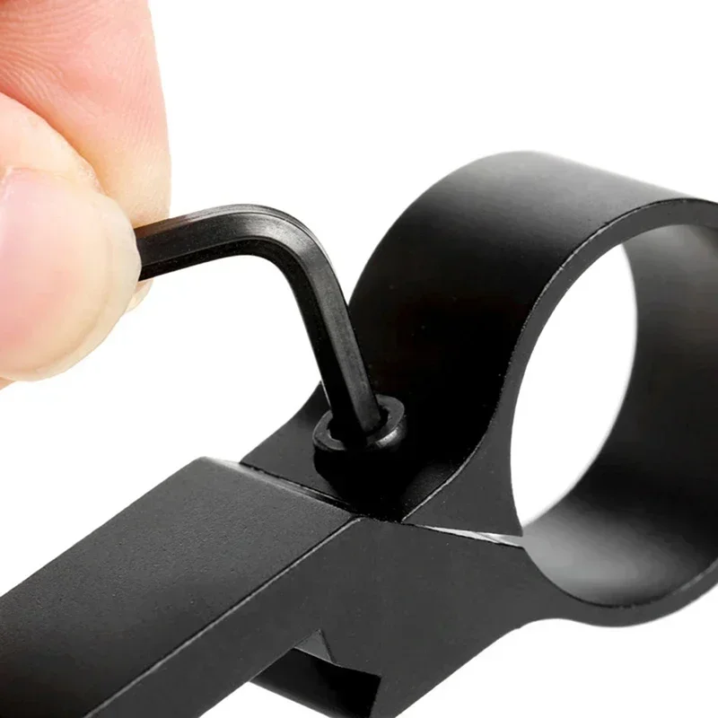 Anillo lateral de compensación de 90 grados para linterna láser, accesorios de pistola de caza, tubo adaptador de montaje ultraligero, riel Picatinny de 20mm - imagen 4