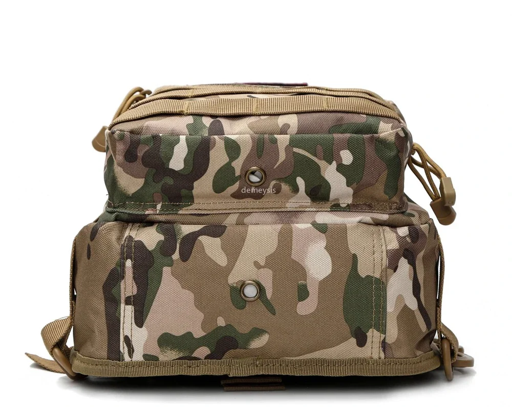 Bolso táctico para el pecho, bolsas de mensajero de un solo hombro, mochila de viaje de camuflaje para exteriores, hombres y mujeres - imagen 5