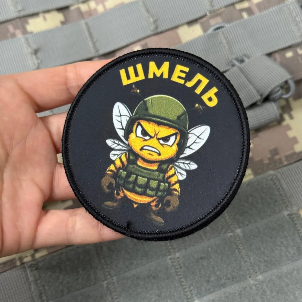 Parche táctico Hornet insignia moral gancho y bucle - imagen 4