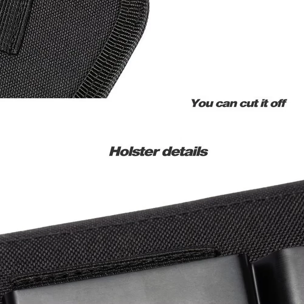 Funda táctica para caza al aire libre, bolsa de nailon oculta para pistola para Glock Sig Sauer Beretta Kahr IWB, equipo táctico General - imagen 2