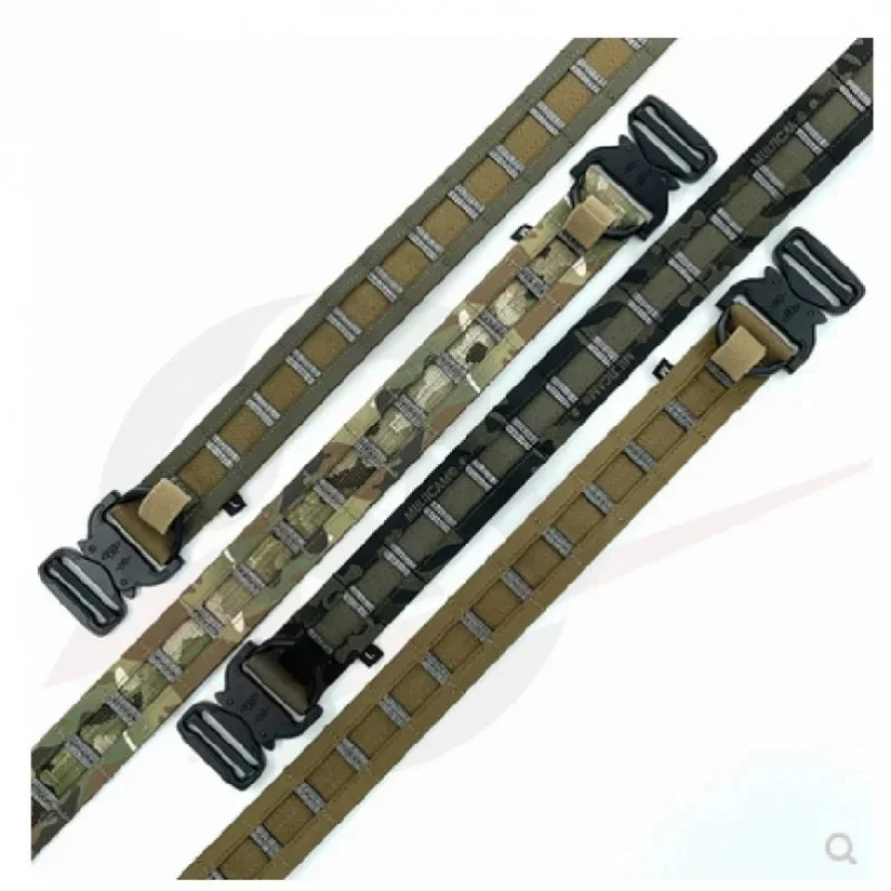 Nuevo Cinturón de asalto táctico de 1,75 ", cinturón MOLLE TEGRIS de 2 capas, hebilla de serpiente fundida de alta resistencia de liberación rápida - imagen 5