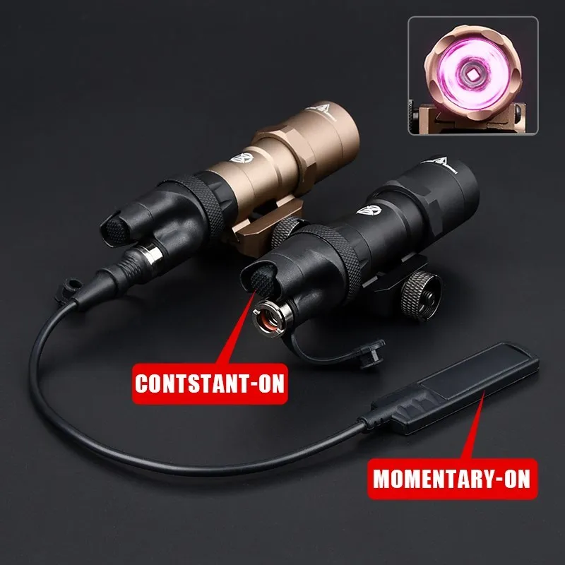 Wadsn Airsoft M300 M300B, luz de visión nocturna, luz de exploración, linterna táctica de 850nm de longitud de onda, Rifle de caza, lámpara LED - imagen 5