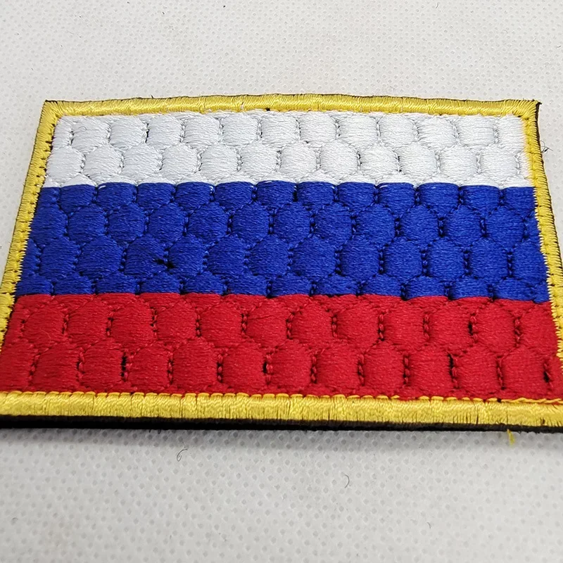Insignia de moral táctica del imperio ruso, insignia en mochila, sombreros, brazalete militar, emblema bordado de bandera, parches de gancho y bucle para ropa - imagen 3
