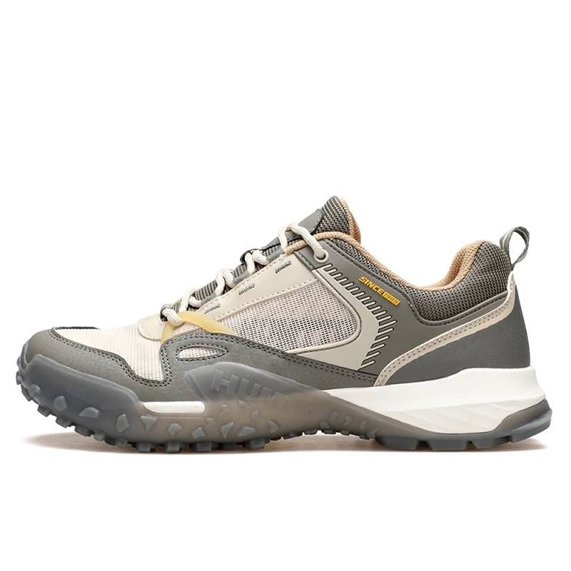 HUMTTO-zapatos de senderismo al aire libre para hombre, zapatillas ligeras antideslizantes de respuesta rápida, deportivas, transpirables al tobillo, todoterreno - imagen 3