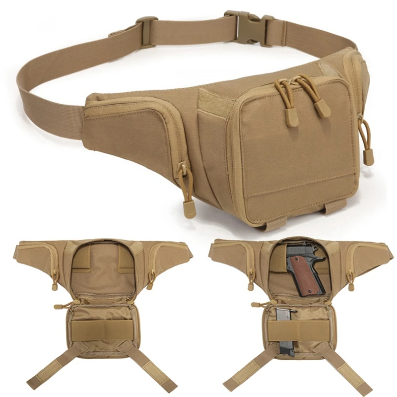 Bolso cruzado táctico, mochila de hombro antirrobo, bolso bandolera para hombres con funda para pistola, bolso de hombro EDC para exteriores para revistas