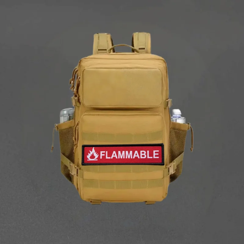 Parche impreso con recordatorio, tira de texto, chaleco táctico, insignia de moral con gancho y bucle, pegatinas decorativas para mochila, parches para brazalete para ropa