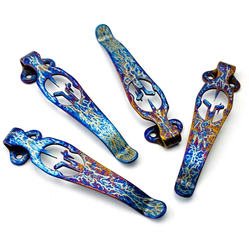 Clip para cuchillo de bolsillo de aleación de titanio para cuchillo ZT serie CQC 551, clip para cinturón - imagen 5