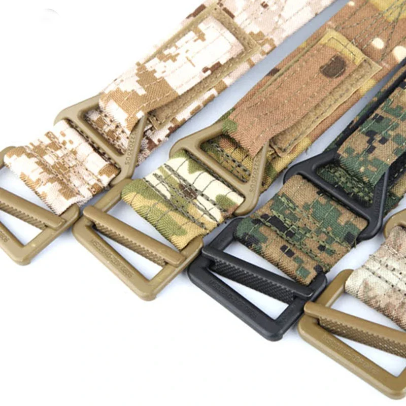 Emersongear-cinturones tácticos CQB Rappel, pulsera de lona, correa de cintura para servicio de combate, Airsoft, senderismo, caza al aire libre, deportes de ciclismo DD - imagen 2