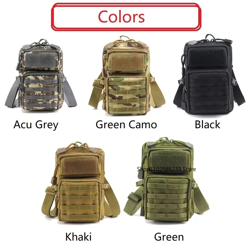 Bolsa táctica Molle pequeña, bolsa de utilidad EDC, bolsas de herramientas tácticas, bolsa de cintura multiusos compacta - imagen 2