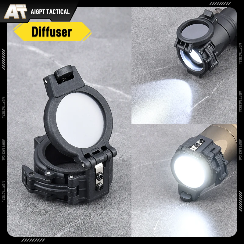 WADSN-linterna táctica SF M300A, luz LED de explorador con cubierta protectora de relleno IR para accesorios de caza M300B M600B M300A M600C - imagen 5