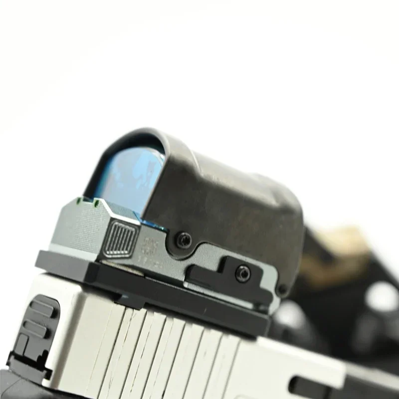 R2 holográfico 3 MOA reflejo óptico cerrado de Metal M1 mira de punto rojo adecuada para instalación de pistolas de aire de caza soporte Gl *ck - imagen 5