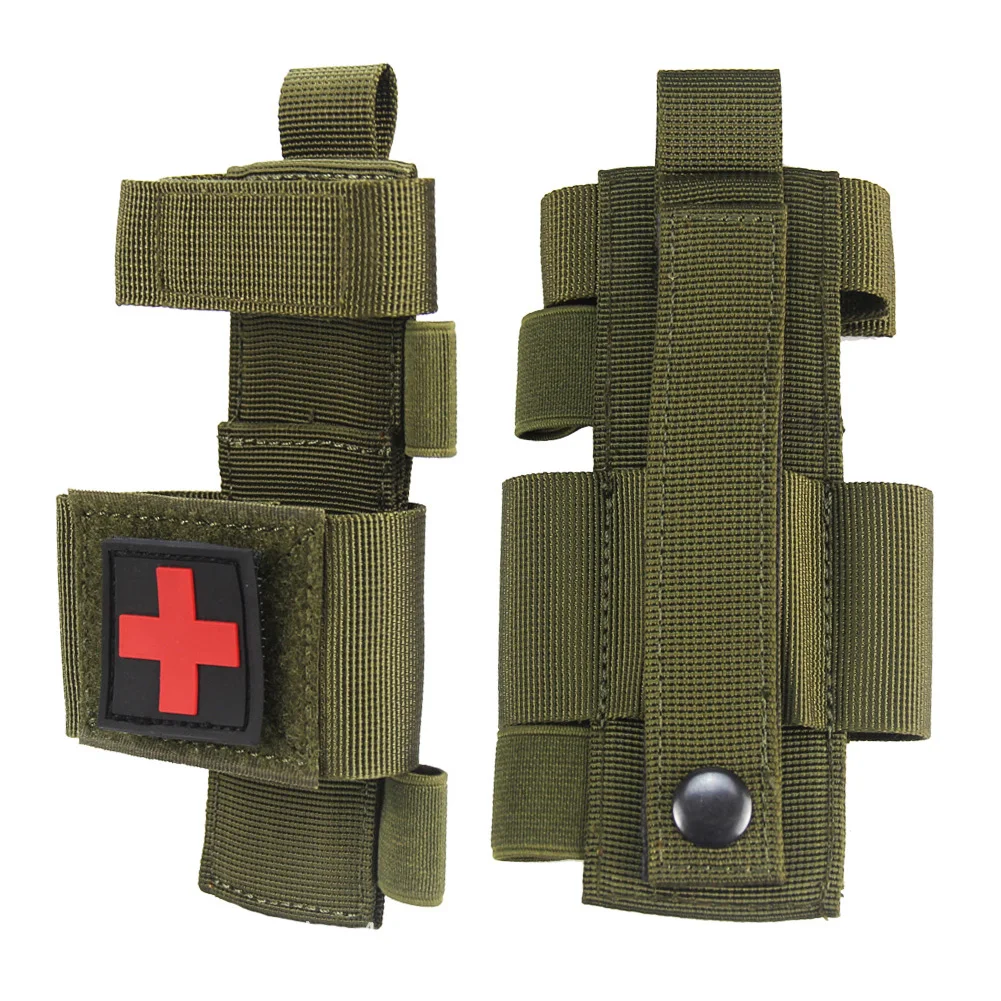 Soporte de torniquete táctico, botiquín de primeros auxilios, bolsa EDC de cizalla médica, riñonera de emergencia para exploración, bolsa con correa para hemostasia - imagen 3