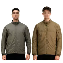 Chaqueta de algodón táctica ligera LT: traje cálido para senderismo y montañismo al aire libre, invierno y otoño