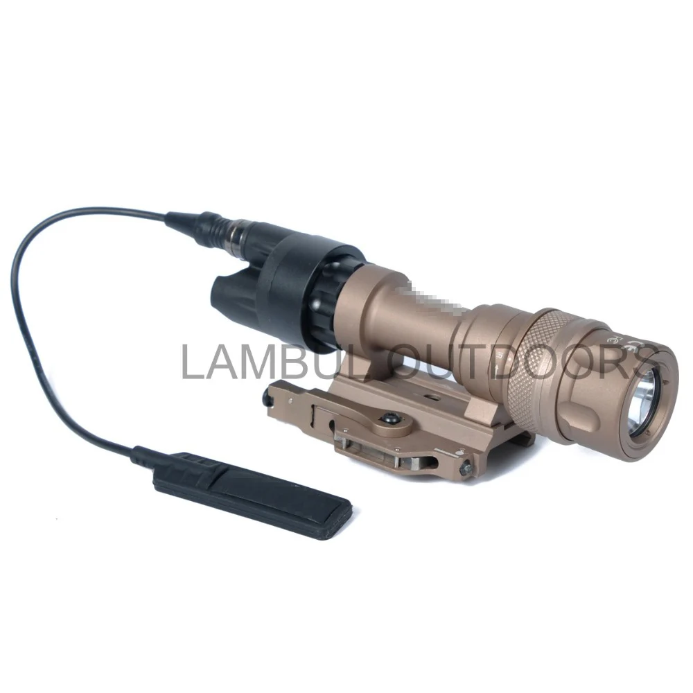 Luz infrarroja IR M952V-IR, 500 lúmenes, LED blanca con interruptor remoto de presión, montaje QD, riel Picatinny - imagen 5