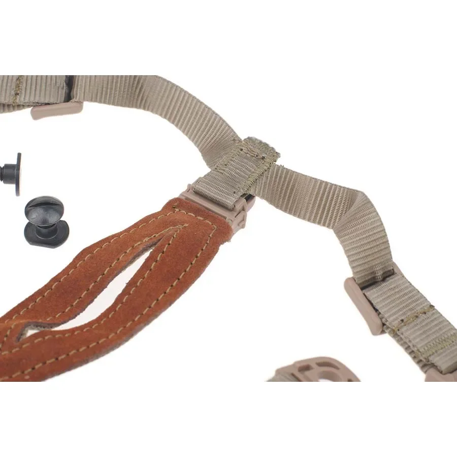 Hebilla ajustable FMA MICH, accesorios para casco, sistema de retención, almohadilla protectora con correa H-Nape - imagen 5