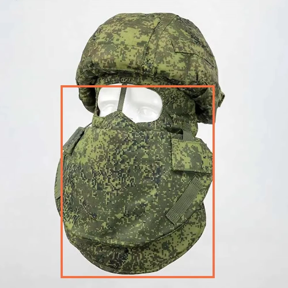 Máscara protectora táctica rusa 6b49, máscara facial completa de combate EMR, armadura protectora de piernas, equipo de combate de camuflaje para exteriores - imagen 4