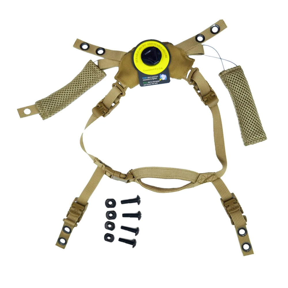 Almohadillas protectoras para casco de Paintball Airsoft táctico, almohadilla de espuma viscoelástica Gen1 para casco Wendy Fast MICH ACH - imagen 5