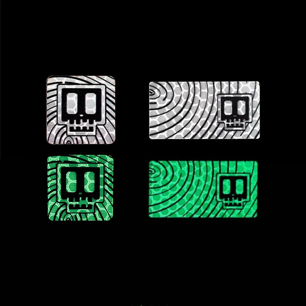 Mini insignia táctica de celosía de esqueleto que brilla en la oscuridad, parche luminoso de ganancia vacía de villano de 1 pulgada para ropa y bolsa decorativa
