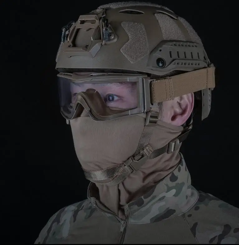 Gafas montadas en riel para casco, 3 formas de usar, gafas deportivas para exteriores, accesorios de caza, gafas de caza W810 - imagen 2