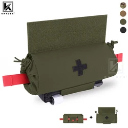KRYDEX-bolsa táctica enrollable para primeros auxilios, bolsa médica EMT IFAK, bolsa colgante para chaleco, accesorios de aparejo de pecho