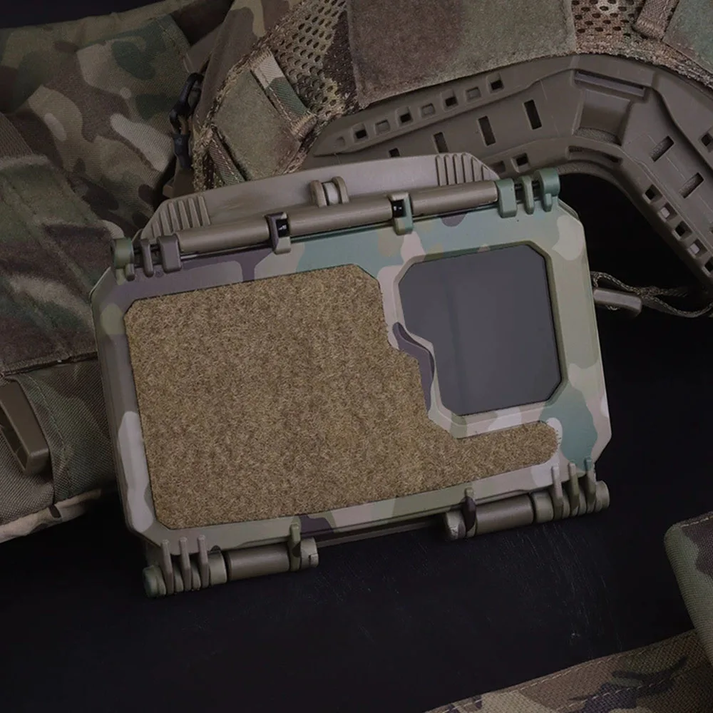 Funda táctica MOLLE para teléfono móvil, chaleco de caza V2, tablero de navegación, caja de equipo instantáneo para exteriores para CS Airsoft Paintball War Gam - imagen 2