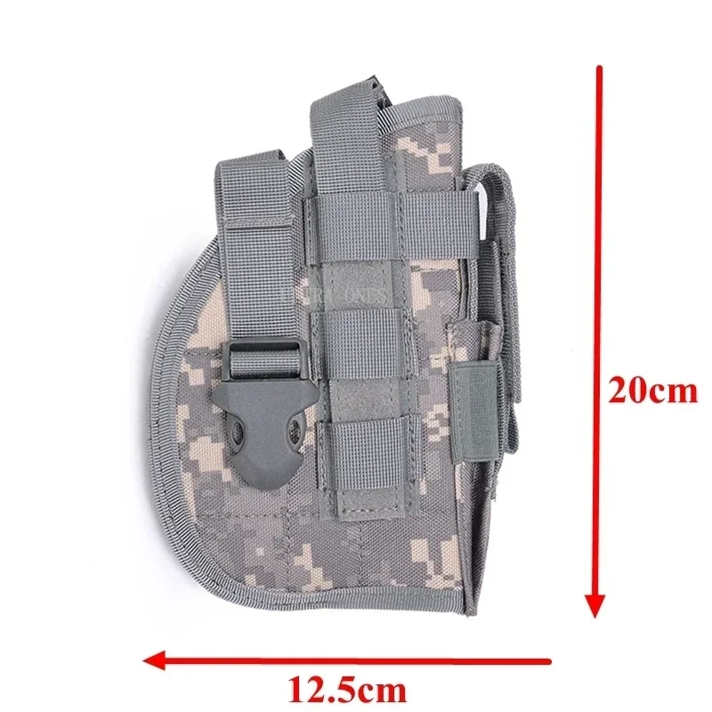 Funda de cinturón táctico Airsoft tiro Cs juego pistola Molle fundas de cintura Universal para caza al aire libre funda para pistola - imagen 3