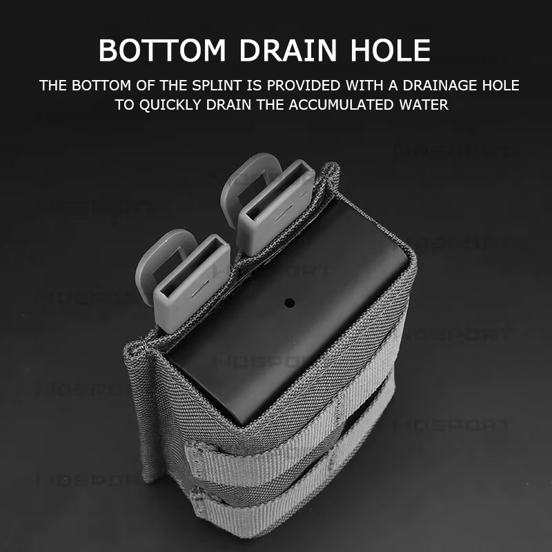 Bolsa táctica FAST MOLLE 7.62 para cargador con inserción Kydex - imagen 4
