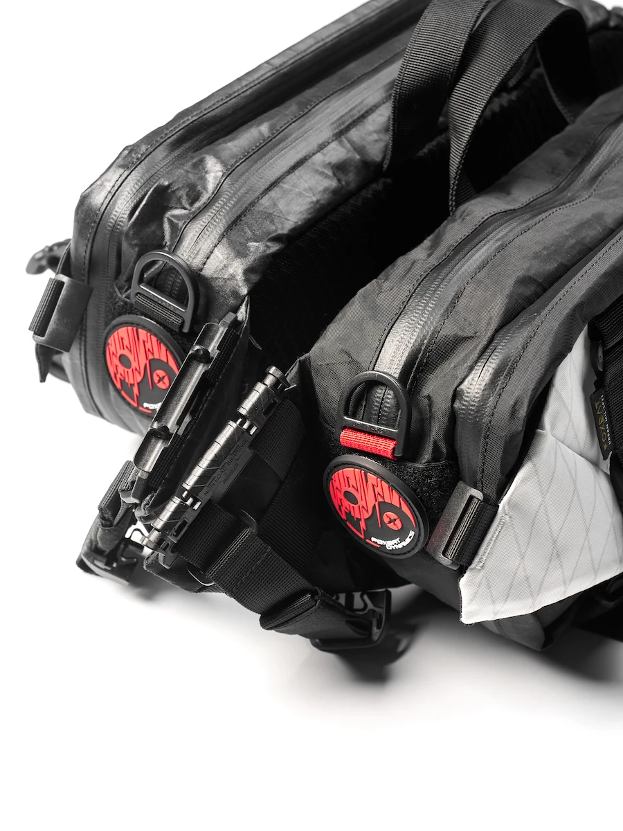 Insignia mágica táctica funcional Taiji, brazalete cruzado, accesorio para mochila, color negro y rojo - imagen 2