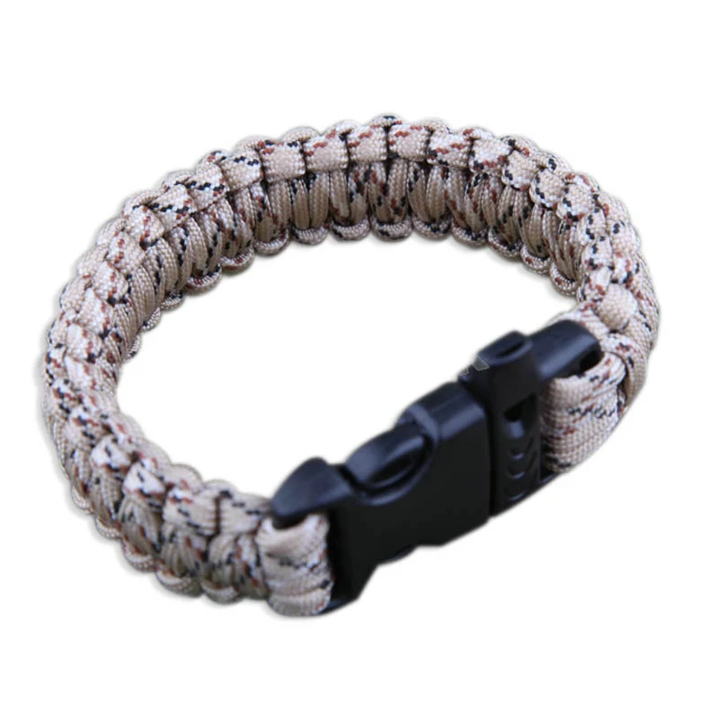 Emersongear-pulsera de Paracord táctica de supervivencia de emergencia, correa de mano, cinturón de cuerda, Airsoft, caza al aire libre, 2 uds. - imagen 2