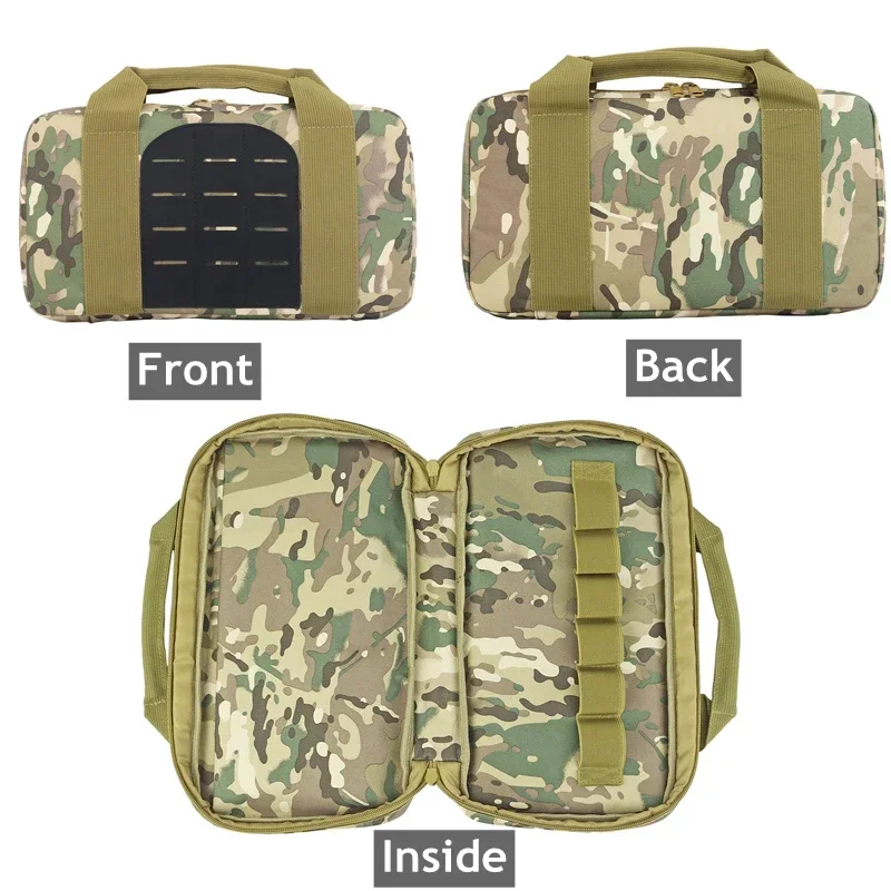 Bolso táctico multifuncional para pistola, bolsa de herramientas EDC para exteriores, deportes al aire libre, caza, tiro, almacenamiento de artículos diversos, estuche acolchado - imagen 4