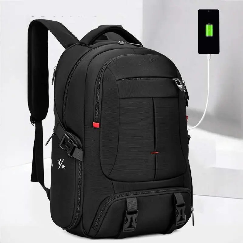 Bolsa de escalada para deportes al aire libre de viaje USB para hombres, senderismo, Camping, mochila, zapatos, mochila de entrenamiento de bolsillo, bolsas grandes de estudio para estudiantes - imagen 2