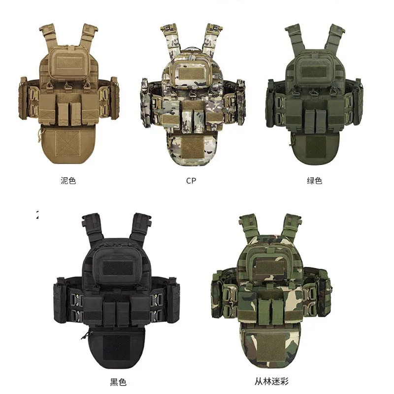 Yakeda-chaleco táctico de nailon 1000D para exteriores, equipo CS, multifuncional, Modular, entrenamiento táctico - imagen 5