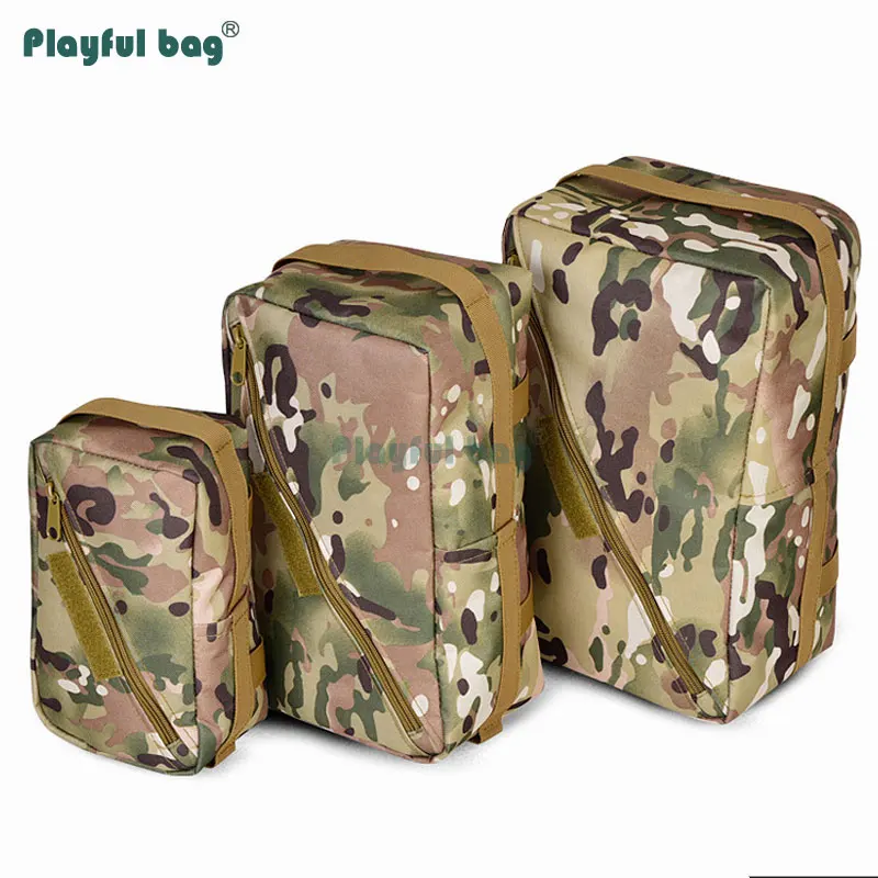 Mochila MOLLE de camuflaje impermeable, bolsa de expansión, paquete de accesorios de expansión, almacenamiento de zapatos, paquete de ropa, AVA133 - imagen 4