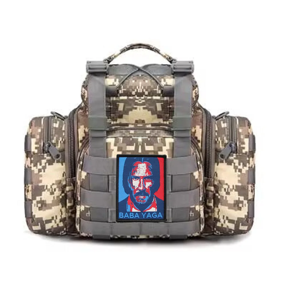 Parche BABAYAGA de nuevo diseño, ropa de John Wick, brazalete de moral tejido, mochila envolvente con parches de gancho para ropa - imagen 5