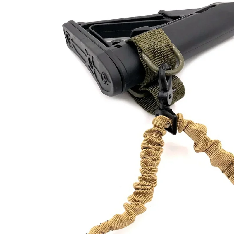 Adaptador de eslinga de culata táctica militar Airsoft, Stock de Rifle, correa para pistola, cinturón de flejado de cuerda, accesorios de caza - imagen 5