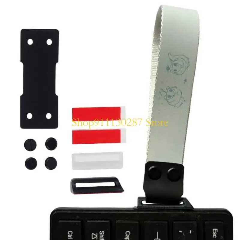 Correa antideslizante para teclados J1HC, eslingas tela ligera, fáciles llevar para escribir, comodidad seguridad para - imagen 4