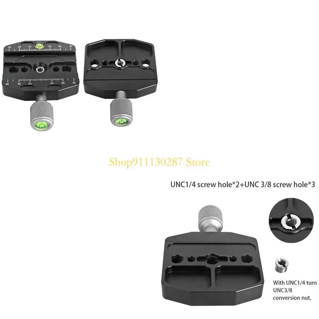 Adaptador montaje abrazadera placa liberación rápida Universal J1HC, adaptador orificio tornillo 3/8 1/4