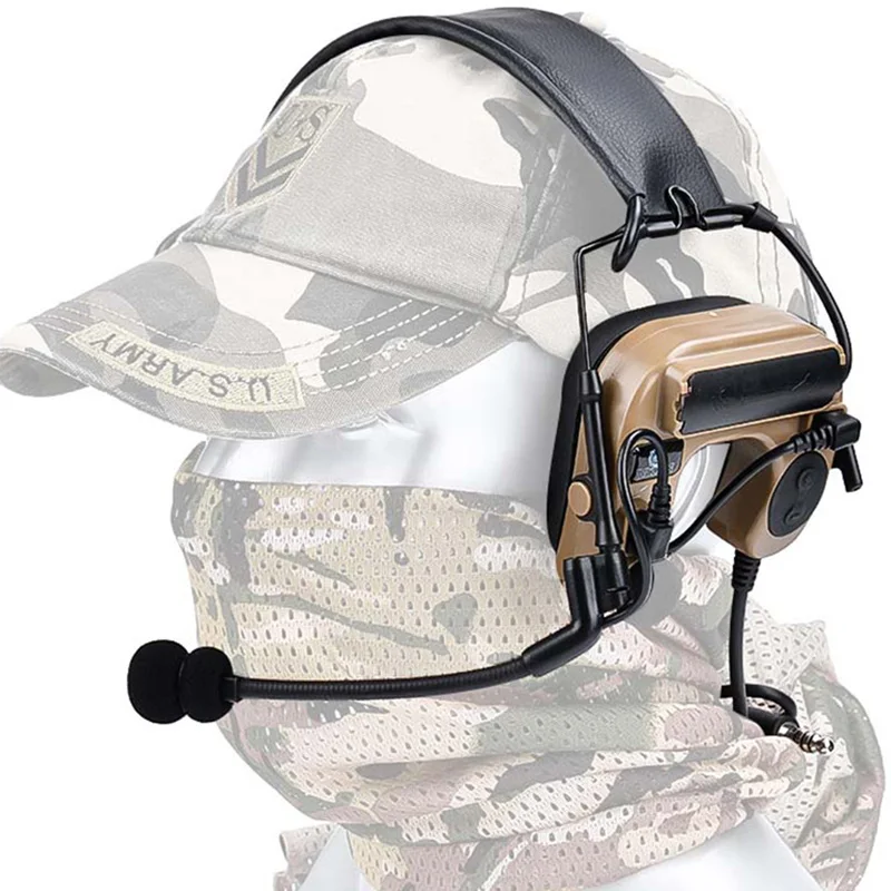 WADSN-auriculares tácticos Com IV C4U, protección auditiva, cascos de tiro Ken, comunicación militar con cancelación de ruido - imagen 3