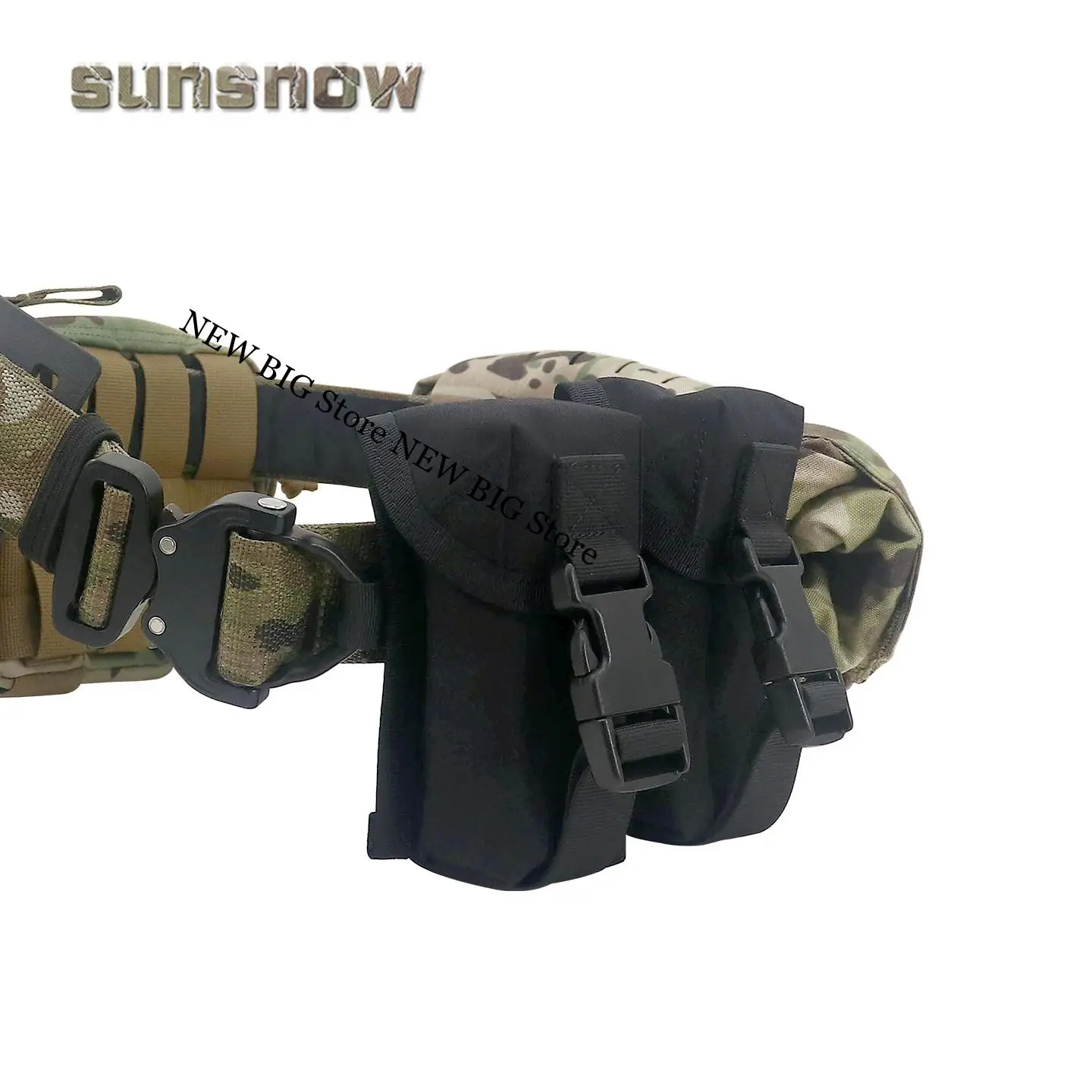 Funda MOLLE para granadas de destello – Enlace único cinturón - imagen 4