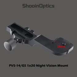 Soporte MOLLE 20 mm para PVS-14 monocular visión nocturna táctico