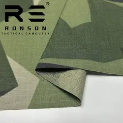Tela camuflaje sueco M90 – Tejido algodón y nailon