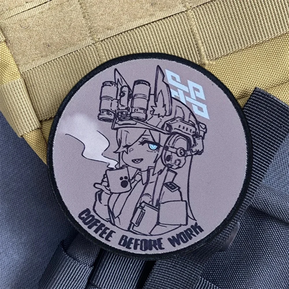 Weilan Archives Kangna Tail Blade animación moral insignia parche brazalete táctico accesorios militar gancho y bucle mochila pegatinas - imagen 2