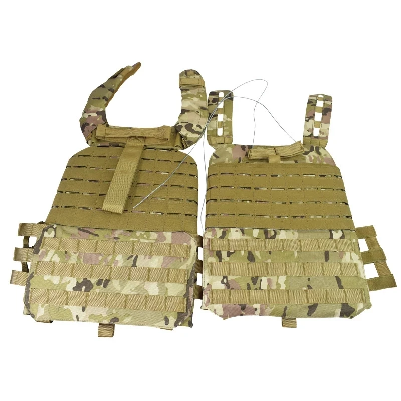 Chaleco táctico de caza de nailon, porta placa militar Molle, cargador, Airsoft, Paintball CS, protector ligero para exteriores - imagen 5